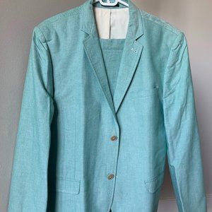 Topman Light Green Suit 42R